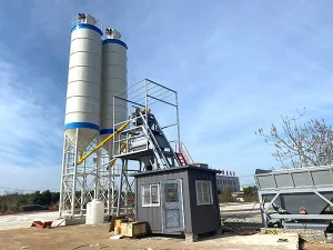 China 25m³/h Small Portable Concrete Batching Plant Manufacturer, Machine