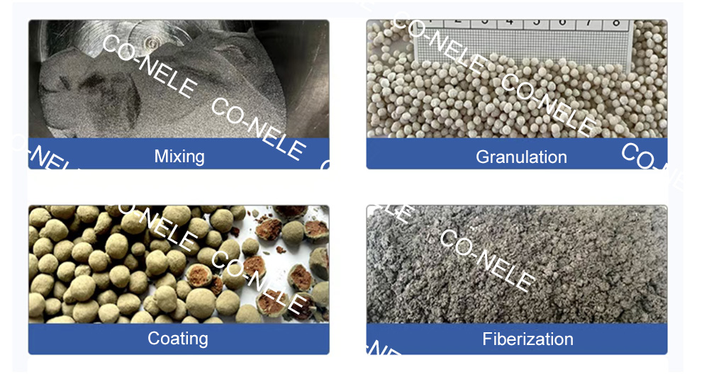 lab small granulation machine for Mixing granulation coating fiberization