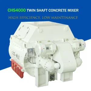 China CHS4000 (4 m³) Twin Shaft Concrete Mixer Manufacturer, Factory
