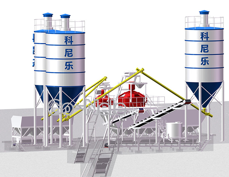 China Pavement Brick Concrete Batching Plant Manufacturer, Machine