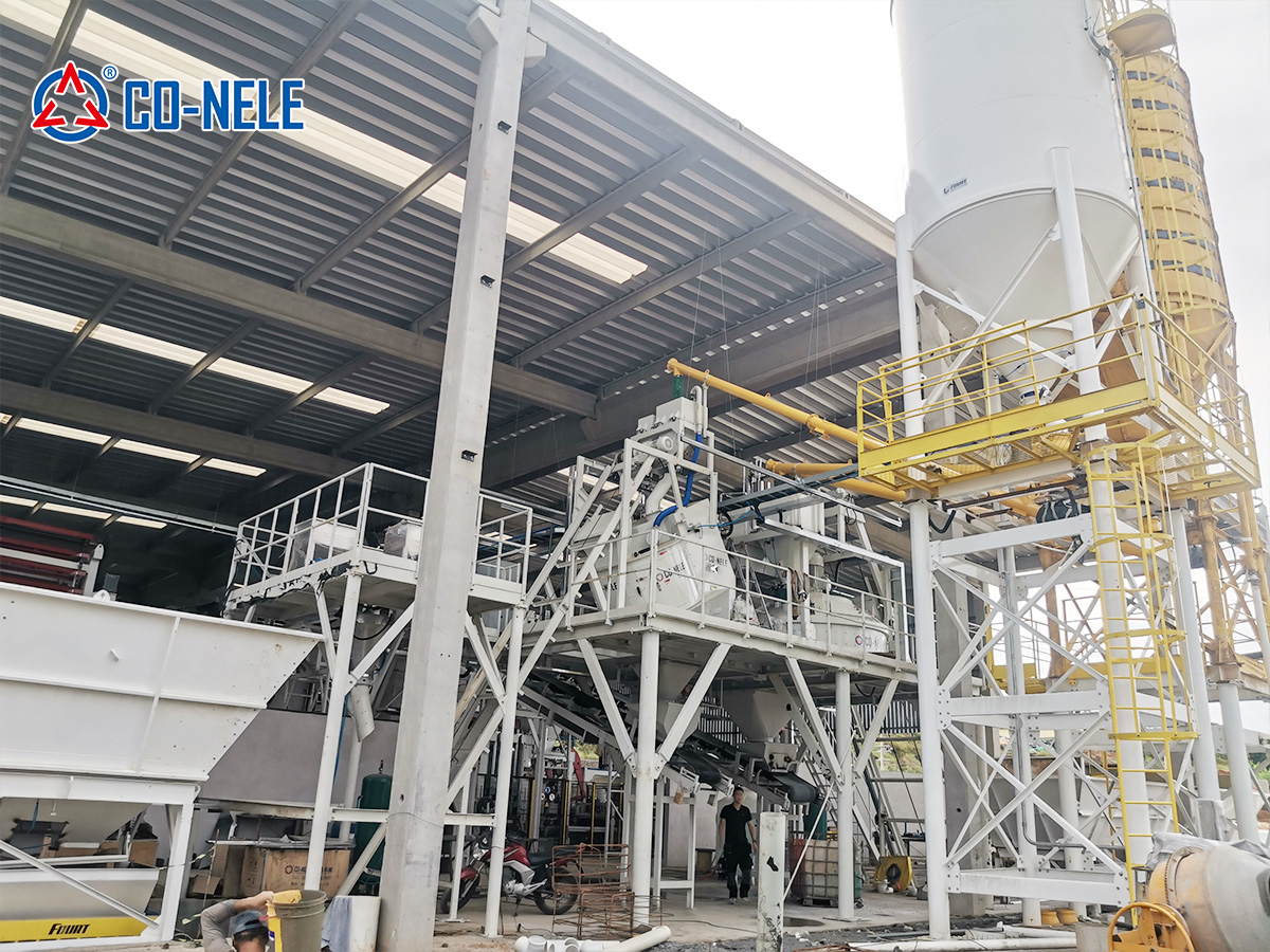 China Concrete Block Batching Plant and  BLB Blocos e Lajes  Factory, Machine