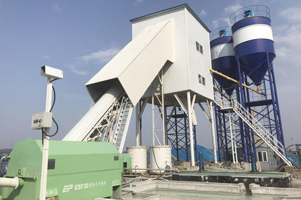 China HZN90 stationary ready concrete batching plants Factory, Machine