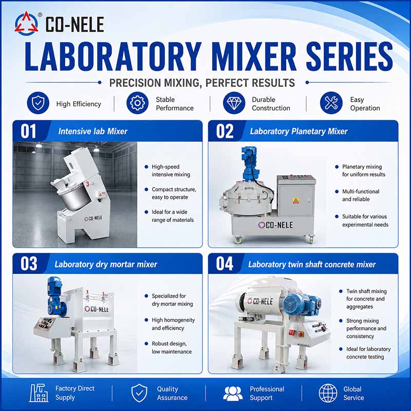 China Laboratory Concrete Mixer Manufacturer, Factory