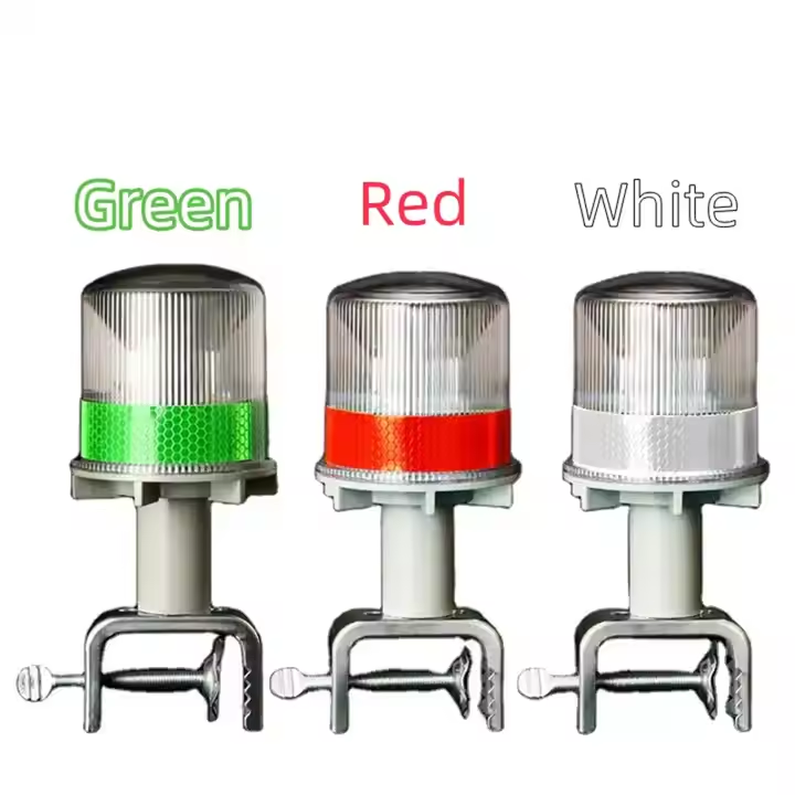 Cage Type Warning Light with Mounting Bracket - Heavy Duty LED Beacon for Industrial Vehicles