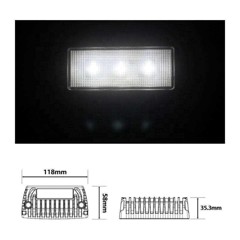 18W 12V 4.5" LED Scene Light Waterproof LED Working Auto Lighting System Led Lights for Rv