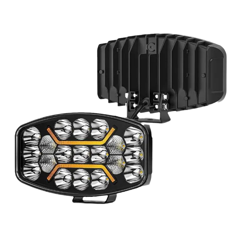 BONSEN Heavy Duty 10 Inch 45W 9-80V DC Road LED Work Driving Light Cool White Position DRL Combo Beam Offroad Truck SUV
