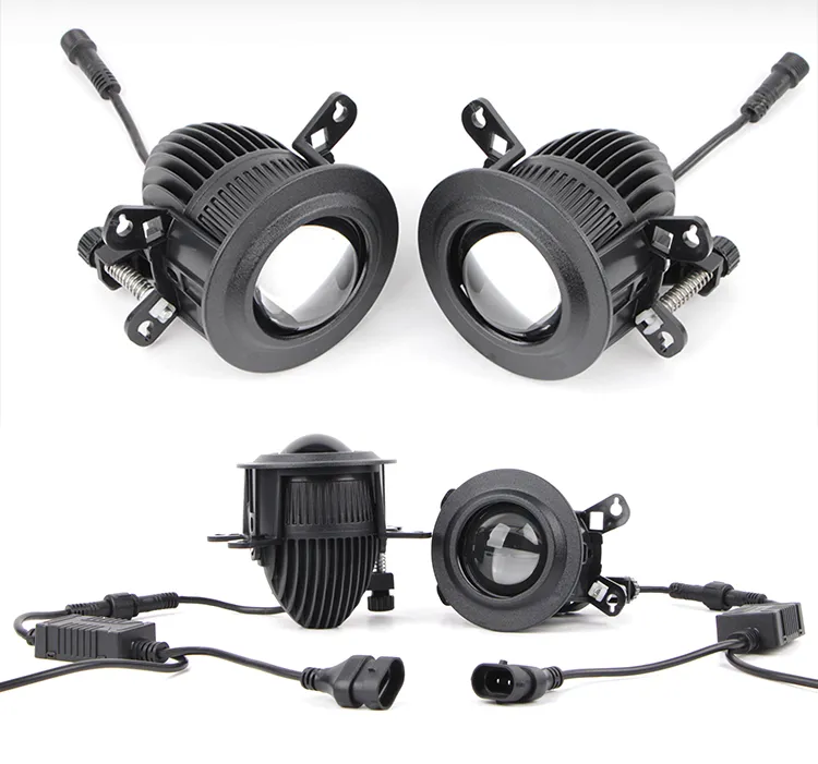 80W 2-Inch White Fog Lamp - Efficient Fog Light Solution