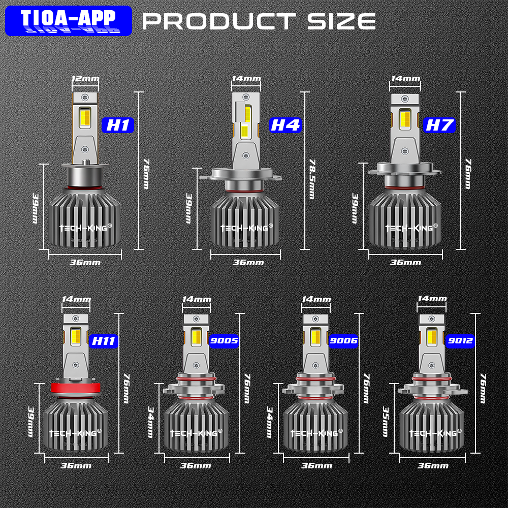 TECH-KING Bulb Adjustable Colors