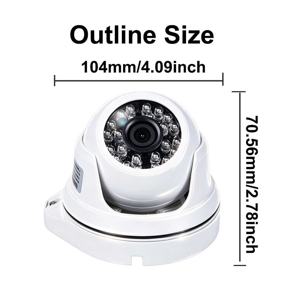 Commercial Grade AHD Car Camera Built-in High Sensitivity Mic Audio Recording AHD 720P Wide Angle Dome for Transport OEM/ODM