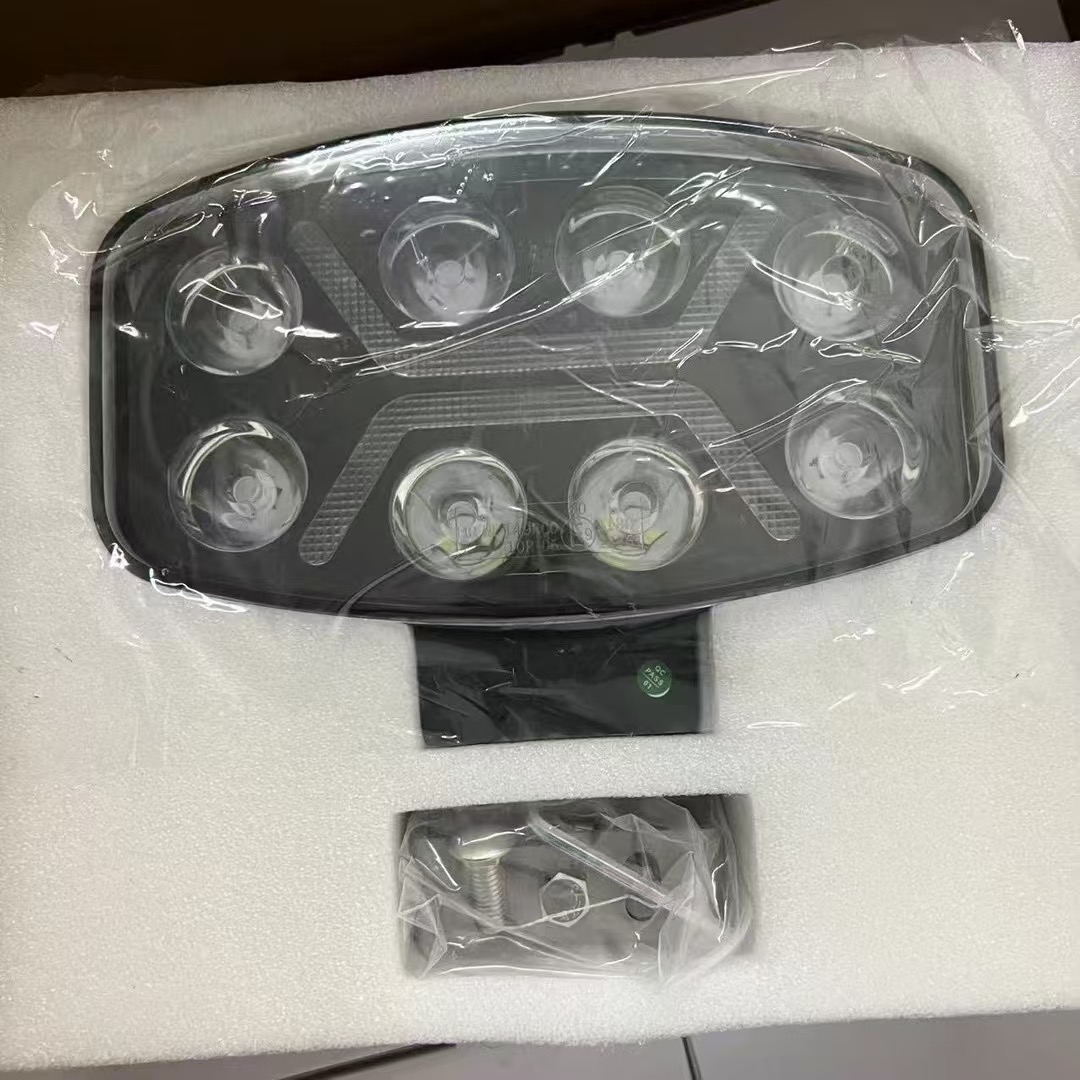 Factory OEM ODM 9.6 Inch Super Bright With White Yellow DRL LED Spot Work Driving Head Light for Truck BUS Trailer 12V 24V DC