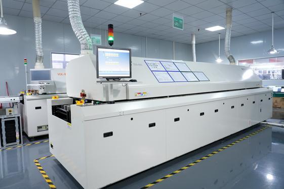 DERT Lighting automated assembly line with precision manufacturing equipment and quality inspection