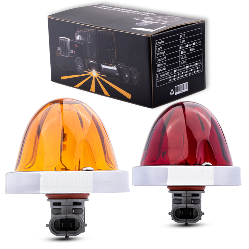New WTTG 36W High Power Watermelon LED Side Marker Light 12V/24V White Light Waterproof IP65 Universal Fitment OEM ODM Truck