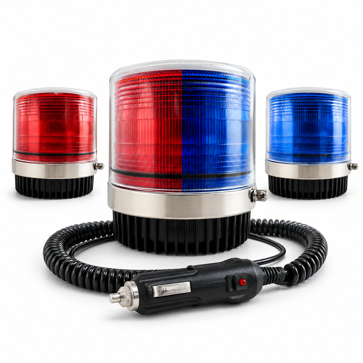 Super Bright Mini LED Strobe Beacon Light 12V 24V Amber Emergency Warning Flashing Lamp With Magnetic Base For Truck Car