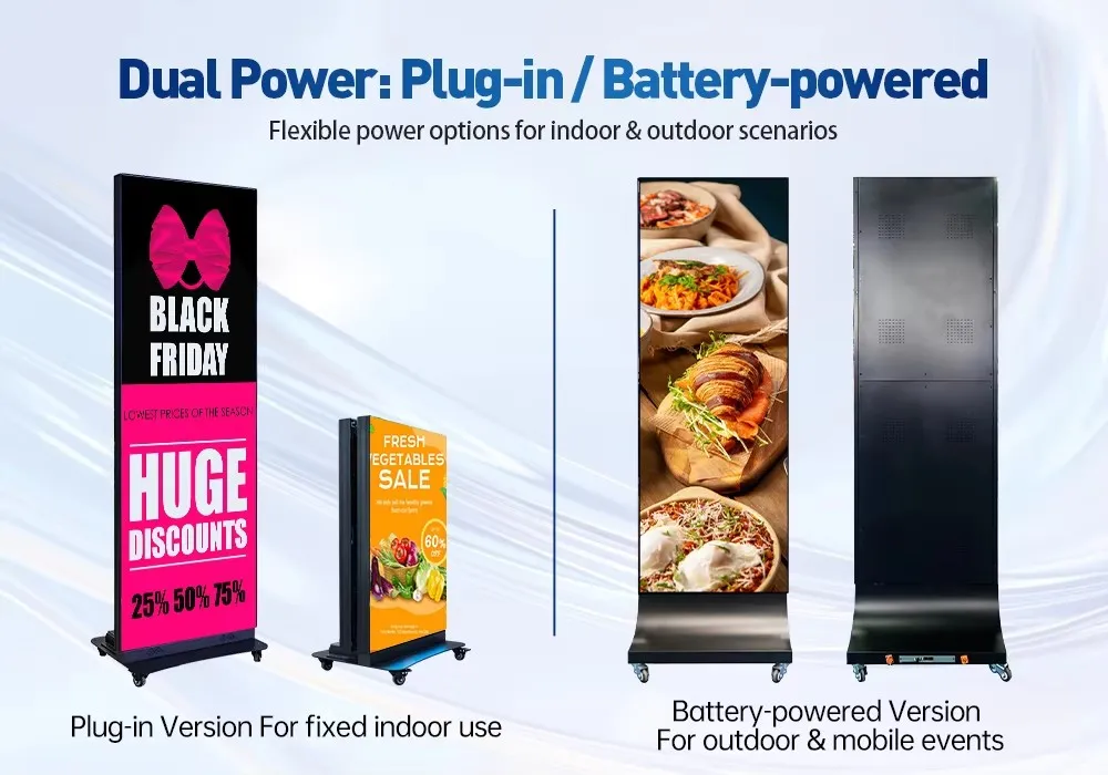 Versatile 640mm X 1920mm LED Poster Screen for Stunning Visuals