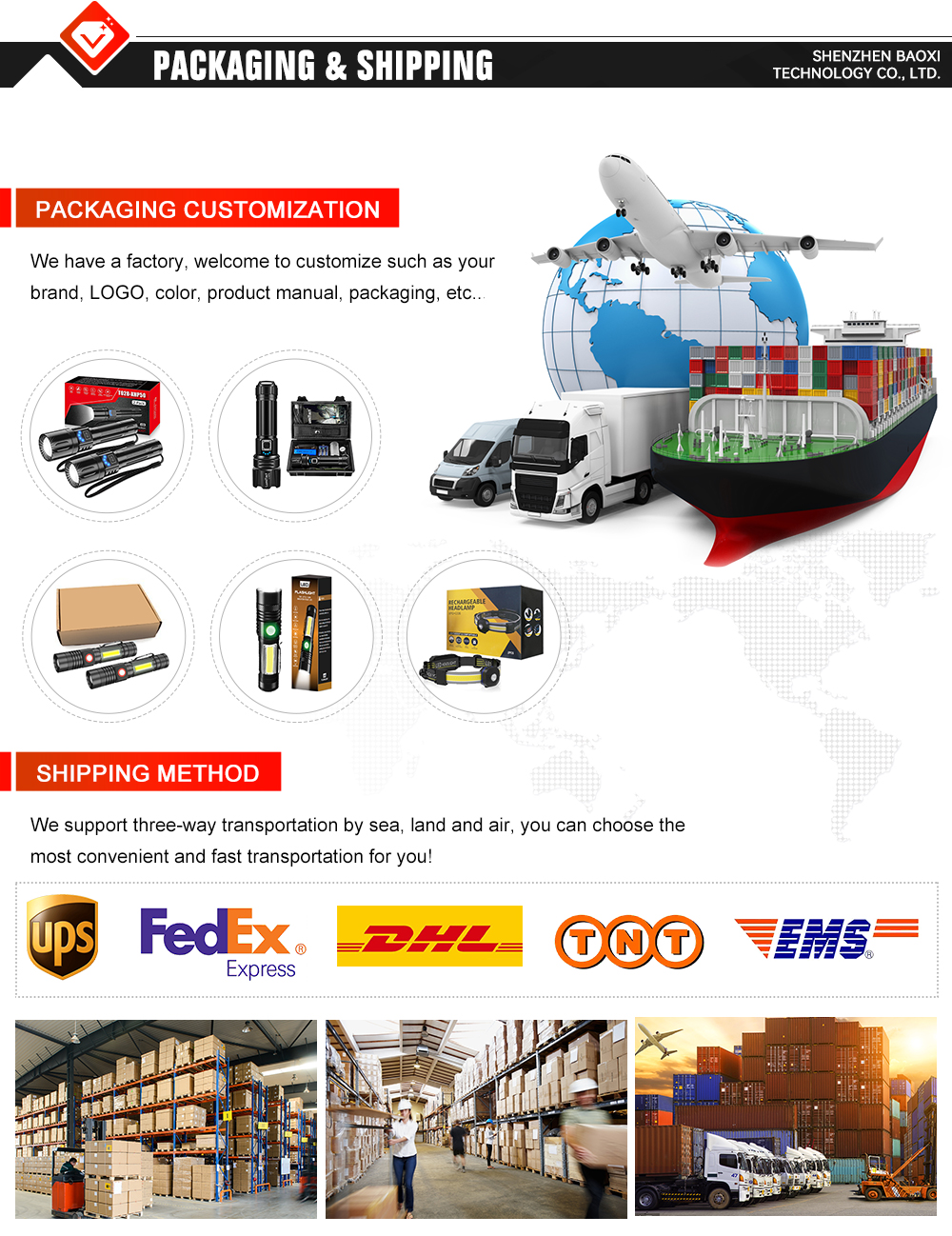 Packing & Shipping
