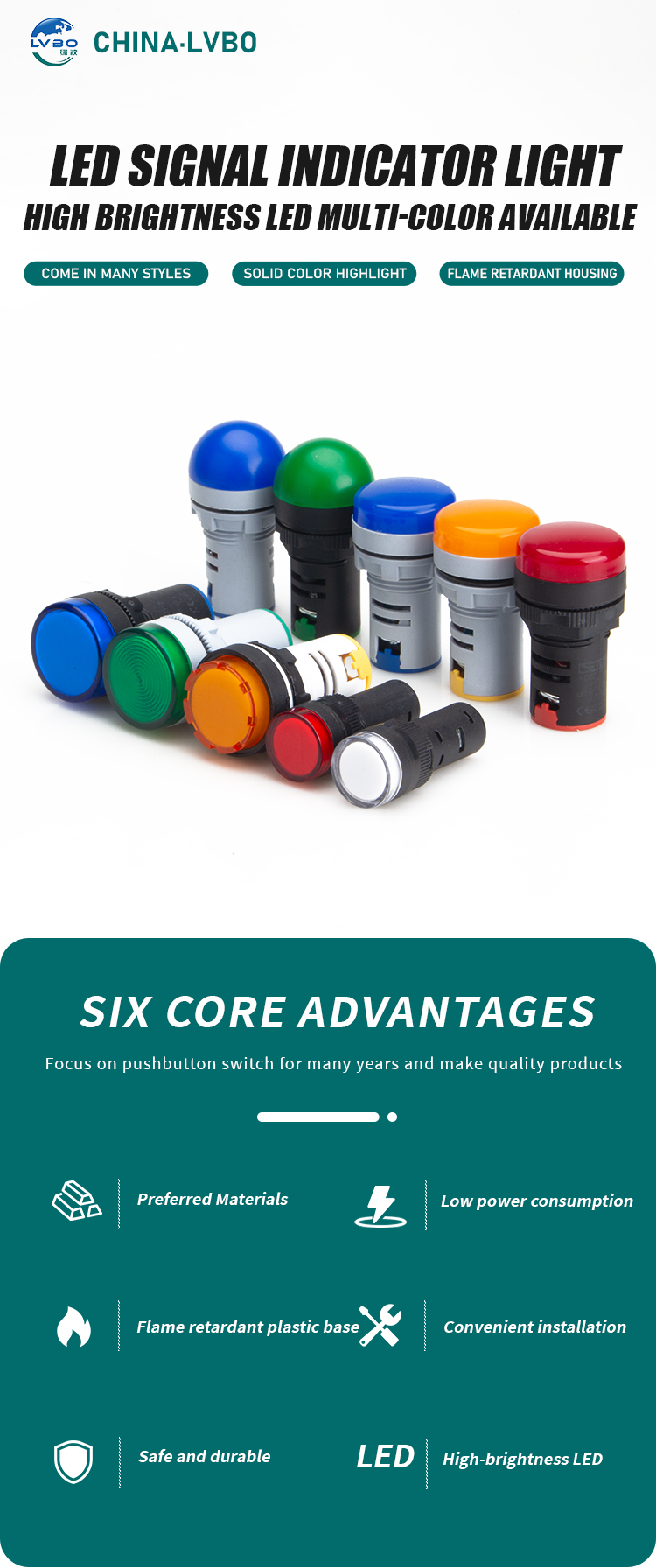 Industrial Indicator Light Specifications