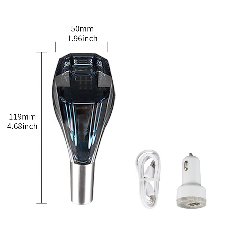 Crystal Shift Knobs Touch Activated Ultra LED Light Illuminated Gear Knob Fits For Most Cars NO Button Operated Shifter