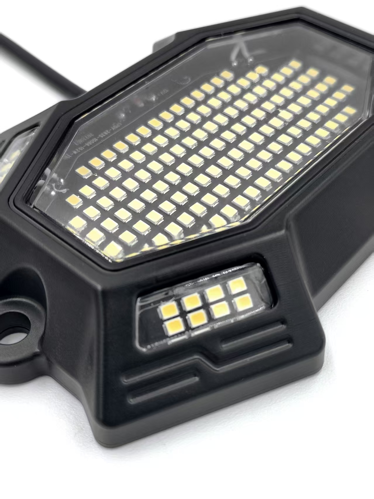 Ultra Bright 184 LEDs Rock Lights IP68 Waterproof Heavy Duty Chassis Light RGBW High Intensity Underglow for Trucks ATV SUV 12V
