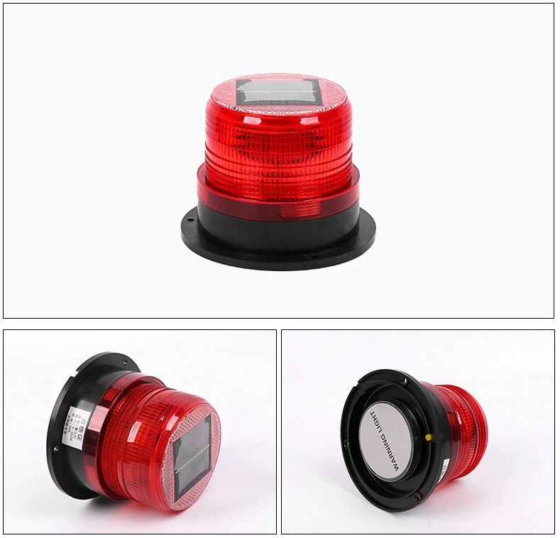 Manufacturers Supply LED Vehicle-mounted Warning Lights, Red-blue-white Magnetic Chassis Warning Lights for Night Construction.