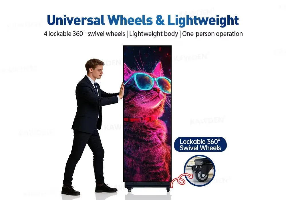 Versatile 640mm X 1920mm LED Poster Screen for Stunning Visuals