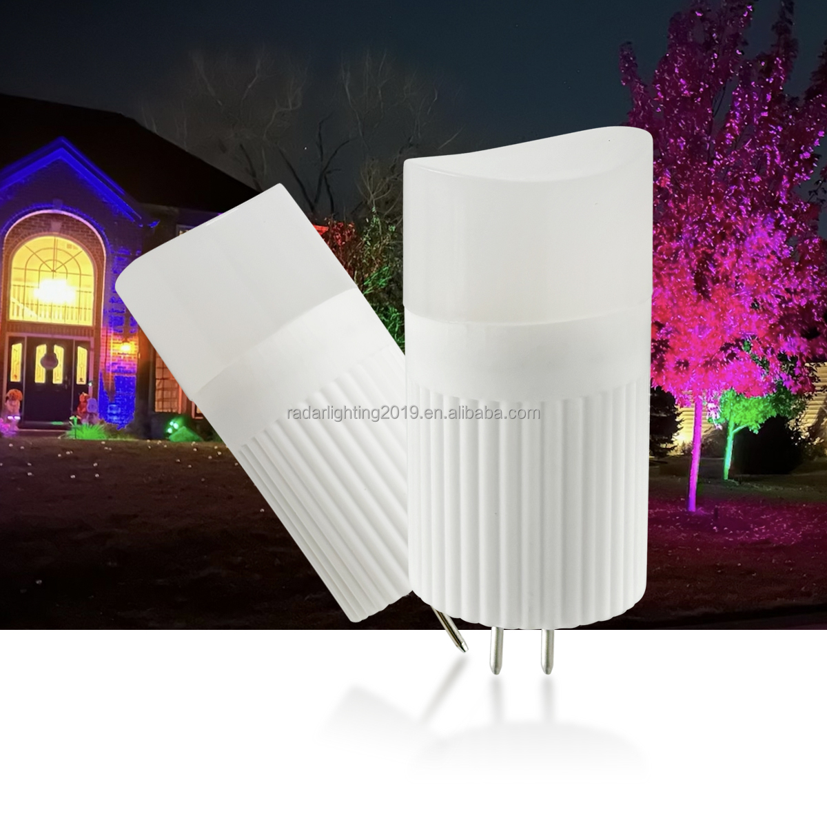 IP65 Smart WiFi Control RGB LED 12V Low Voltage 2W G4 Bi-pin Led Headlight Bulb H11 With bluetooth With bluetooth Remote
