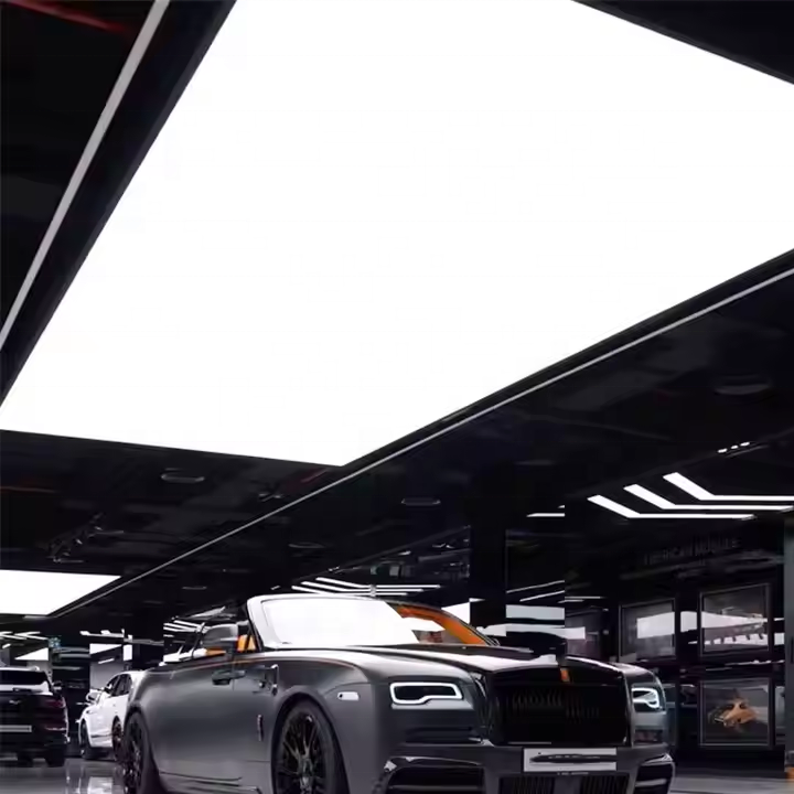 Free Logo Design Customized Ceiling Soft Film Lamp Car Led Slim Light Box For Auto 4S Repair Shop