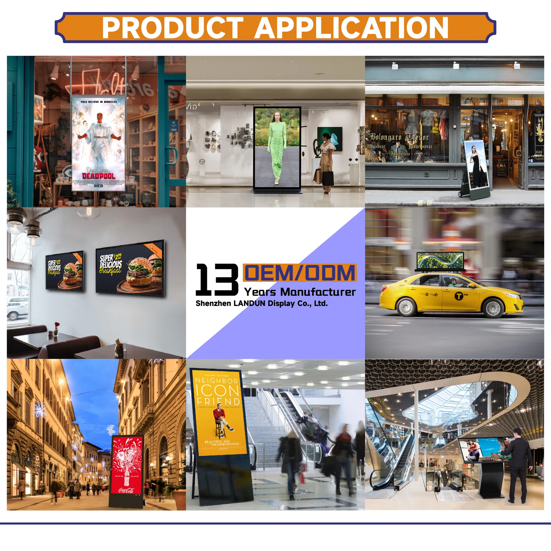 Versatile Outdoor Digital Display Screen for Effective Marketing Solutions