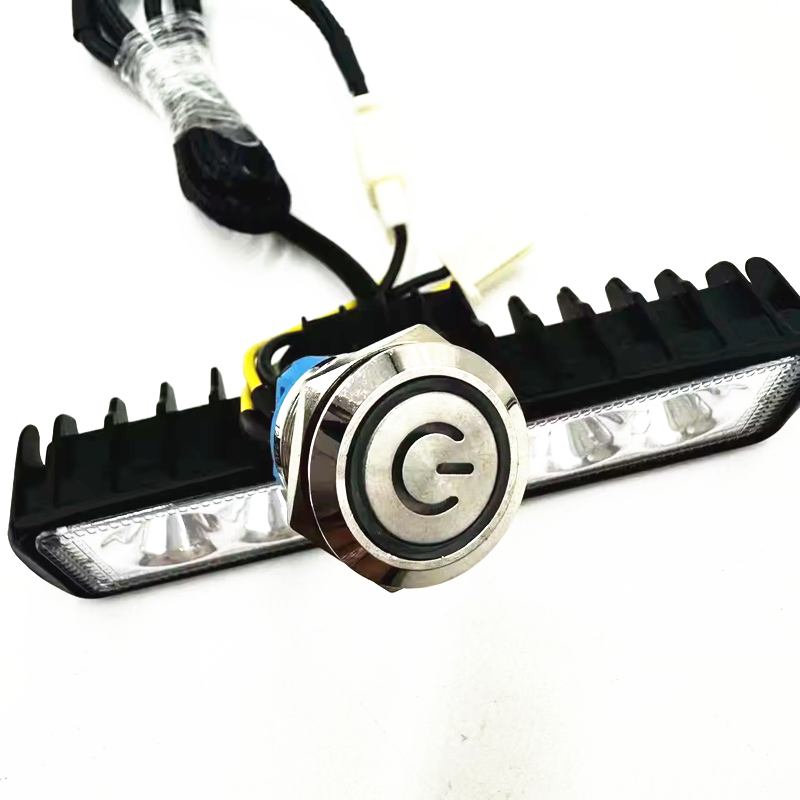 ODM OEM Factory custom motorcycle light with switch connector wire harness