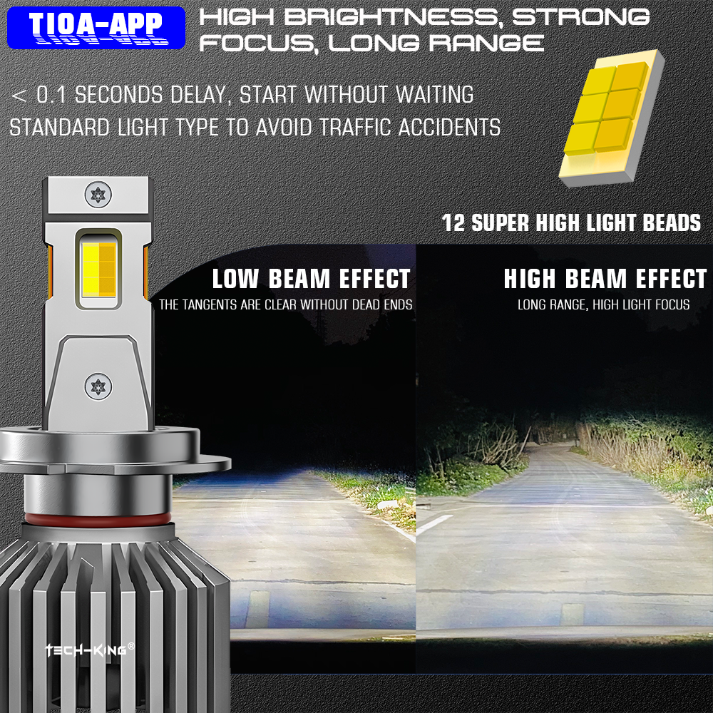 TECH-KING Bulb Adjustable Colors