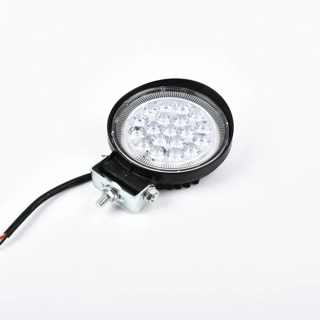 Cross-Border Engineering Maintenance Mechanical Vehicle Front Headlights Color Modification LED Electronic Elliptical Motorcycle Lights