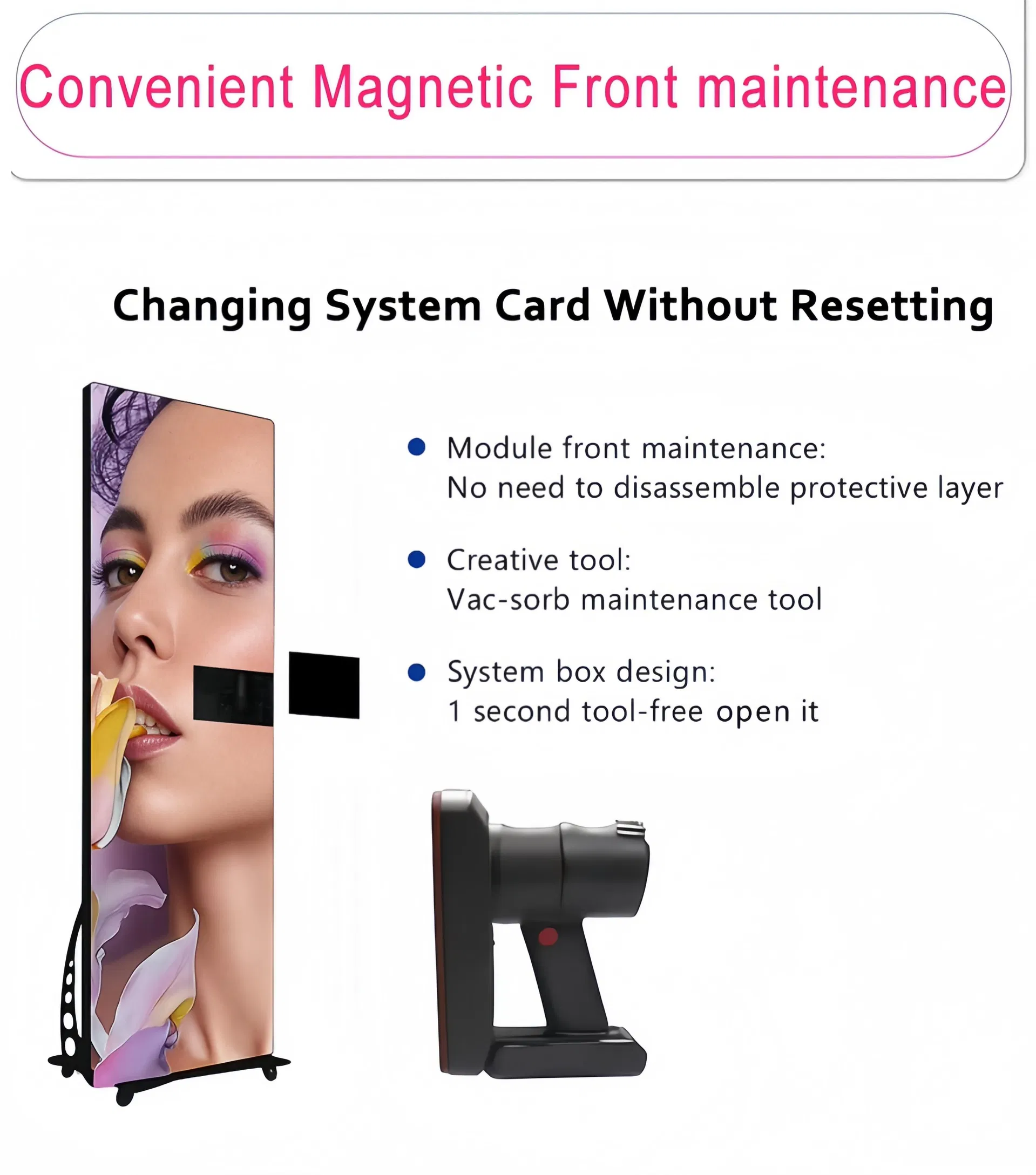Versatile LED Poster Screen for Dynamic Advertising Solutions
