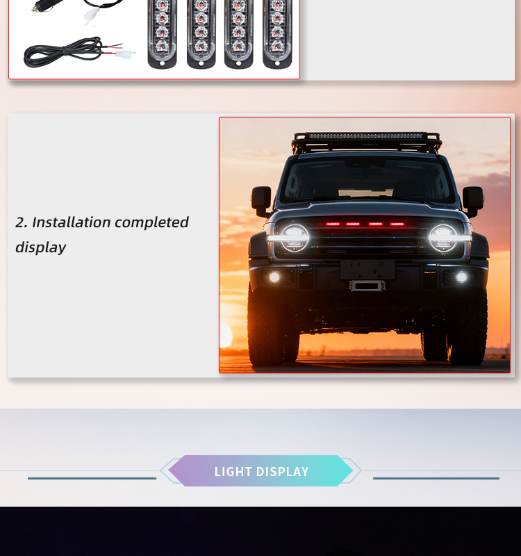 LED Front Grill Lights