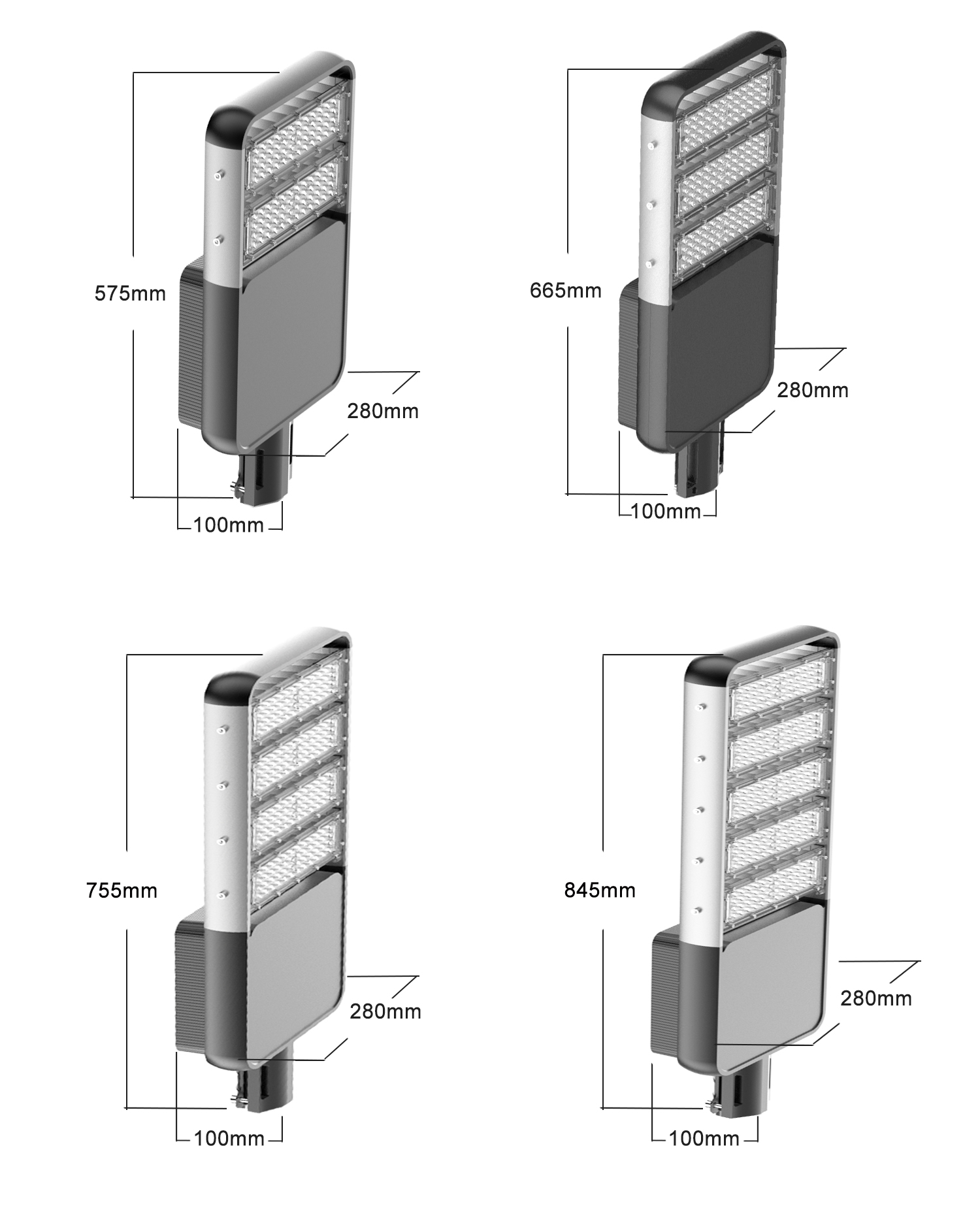 Advanced Split-Type IP66 Rated DC Powered LED Solar Street Light for Road Use and Sustainable Lighting Solutions