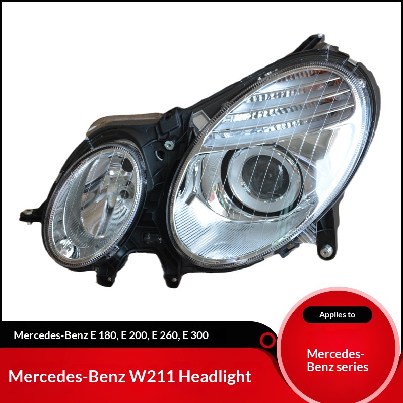 High Brightness Clear Lens Headlight for Mercedes Benz W211 E180 E200 E260 E300 Enhance Night Driving Safety Headlight