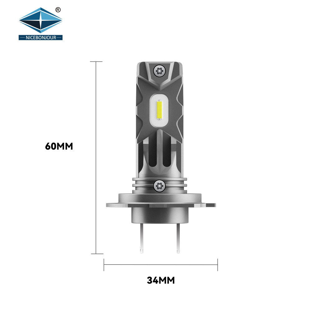 OEM &amp; ODM High Power LED Lighting System 6500K New H4/H7/H11/9005/9006/H1/H3 LED Headlight Bulb for Car Aluminum Material