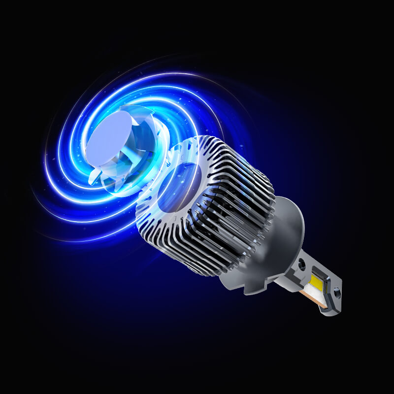 2022 Auto Intelligent H4 Led Headlights H1 22000lm 24000 Lumens Headlights Bulbs