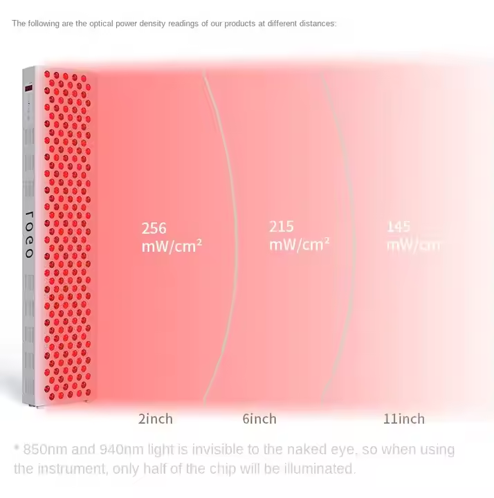 Whole Body Red Light Therapy Panel Movable Base Vertical Configuration Advanced Phototherapy Hardware