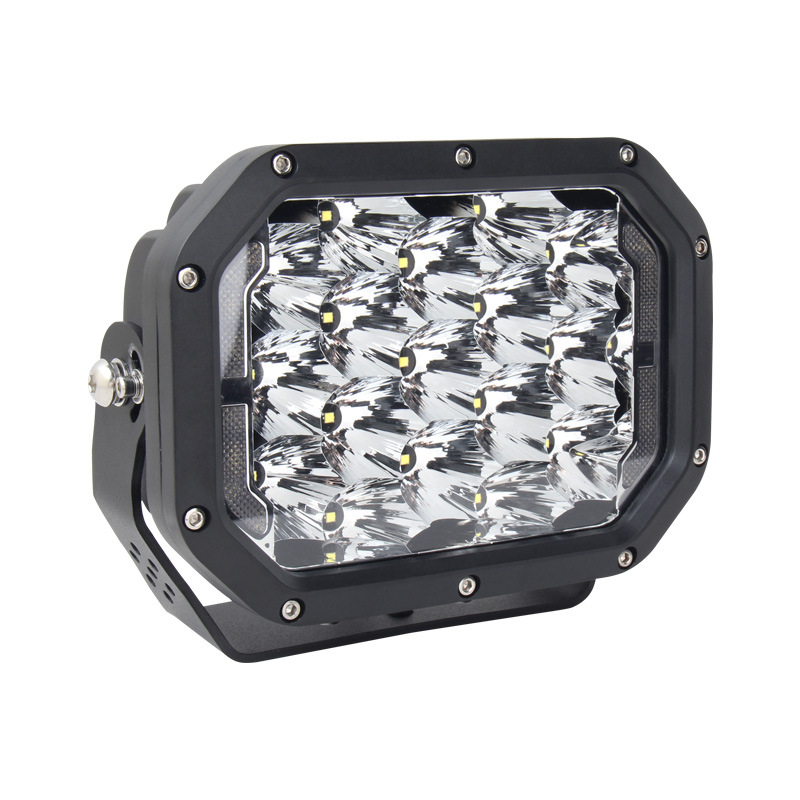 Super Bright 7-Inch Square LED Heavy Duty Driving Light 4000Lms Spotlight New Condition