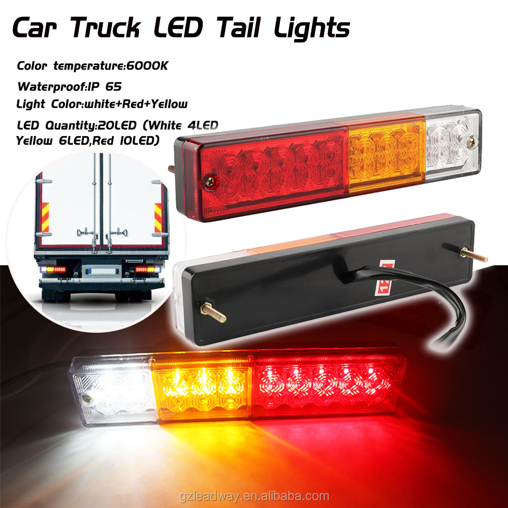 12V LED Lights Indicator Reverse Combination - 2