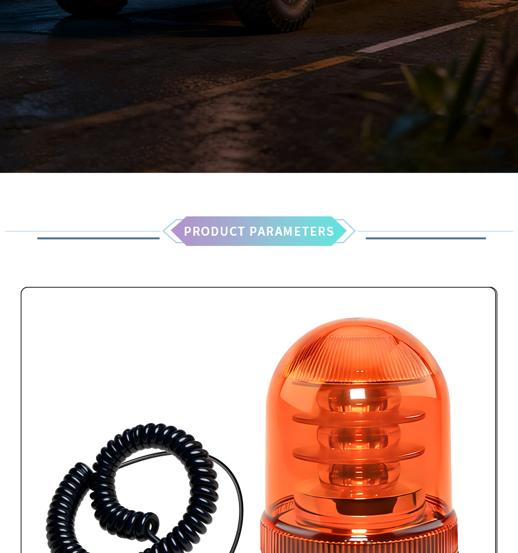Hot Selling Heavy Duty Amber LED Strobe Warning Light for Vehicle Roof Top Agricultural Machinery Light Waterproof for Truck