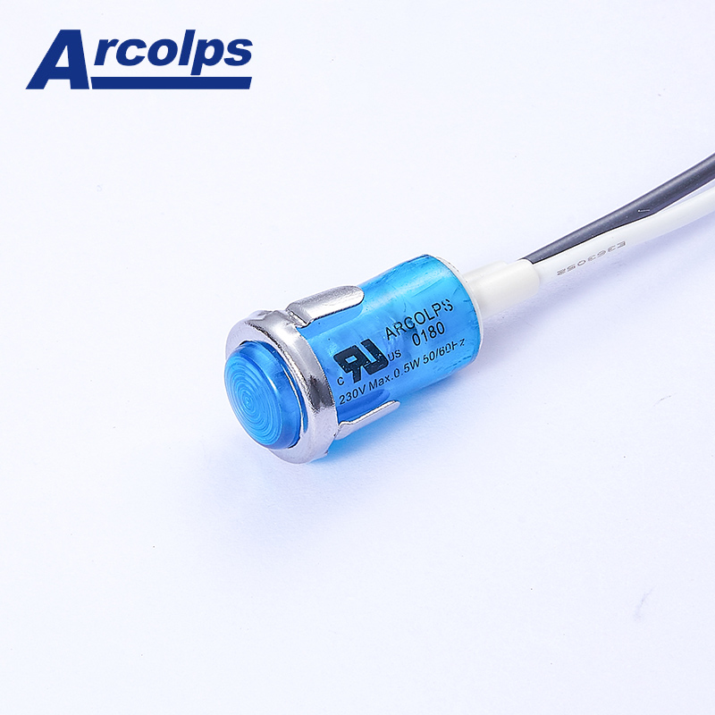 LED Indicator Lamp Low Energy For Electronic Circuits Status Monitoring Multiple Colors Clear Blue High Visibility Volts