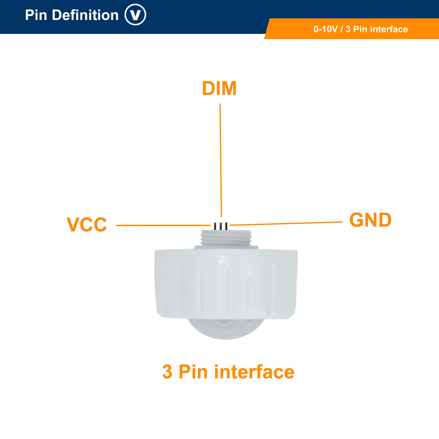 Advanced Smart Lighting Control Radar Occupancy Daylight Sensor for Warehouse Logistics Automation Solution
