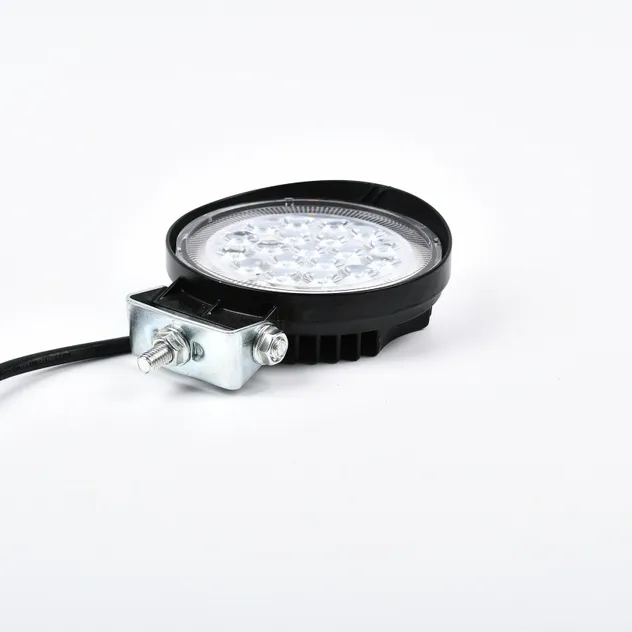 Cross-Border Engineering Maintenance Mechanical Vehicle Front Headlights Color Modification LED Electronic Elliptical Motorcycle Lights