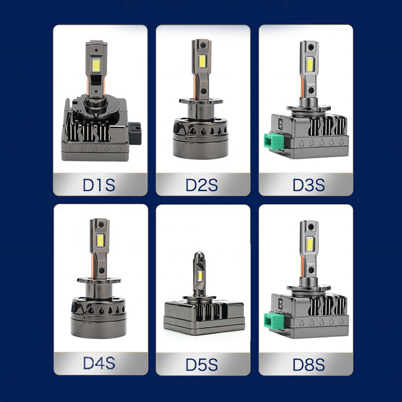 D1S LED Headlights Canbus 1:1 HID Automotive Lighting System Plug&amp;Play Turbo LED Bulb for Car Auto Lamps