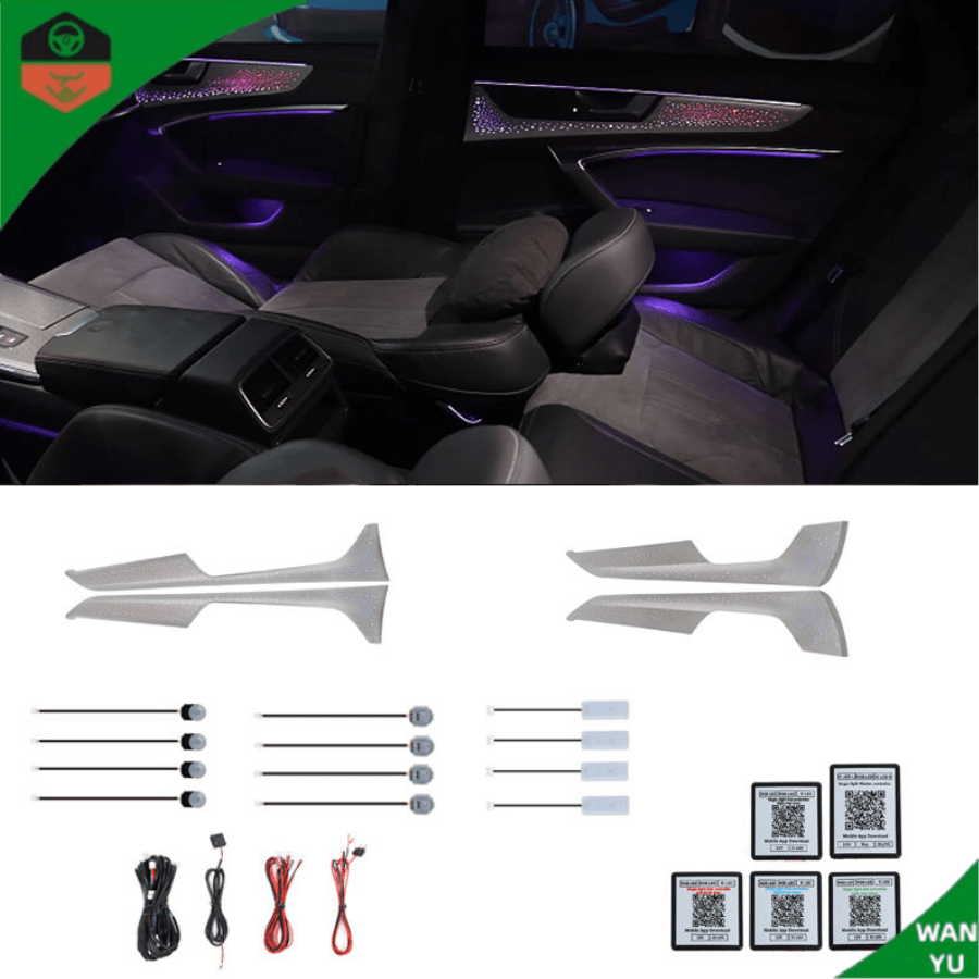 Advanced Automotive Interior Environment Lighting System, Capable of Creating a Dreamy Color Atmosphere with Lights