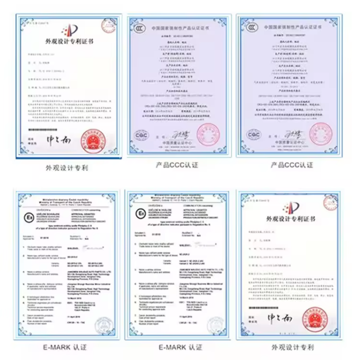 Certificates