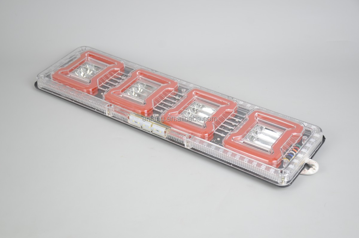 New LED Trailer Tail Lamp 24V Stop Turn Reverse Light Red Amber White Universal Fitment for Heavy Duty Transport