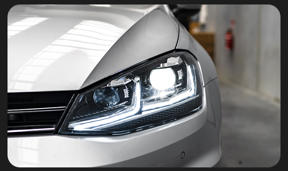 Car Light for VW Golf 7.5 MK7.5 LED Headlight 2018-2021 Headlights GOLF7.5 DRL Turn Signal High Beam Angel Eye Accessories