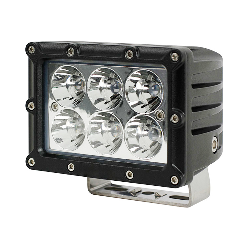 Square IP68 LED Flood Light Off Road Mining Truck Light Heavy Duty LED Work Light Spot &amp; Flood IP67 Halogen &amp; Xenon Headlights