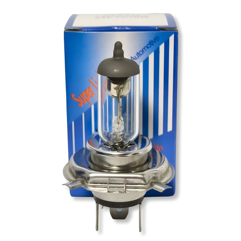 Automotive Headlight H4 12V60/55W P43T Hard Glass Bulb Halogen Light Quartz Filament